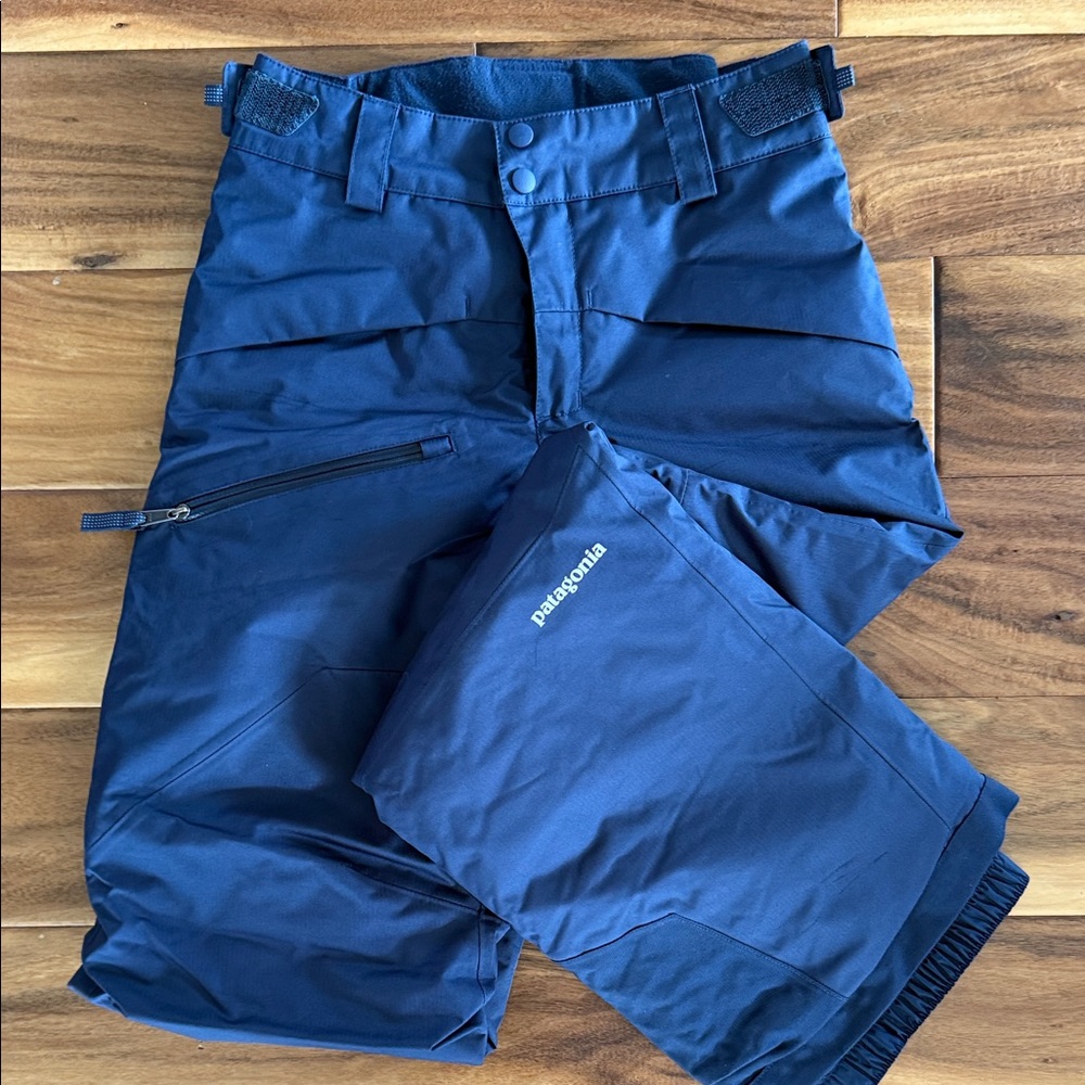 Patagonia Kids' Powder Town Pants in Navy (size L)